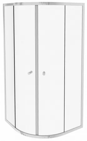 Душевое ограждение Jacob Delafon Serenity 90х90х190 см, 3 раздвижные дверцы, прозрачное стекло